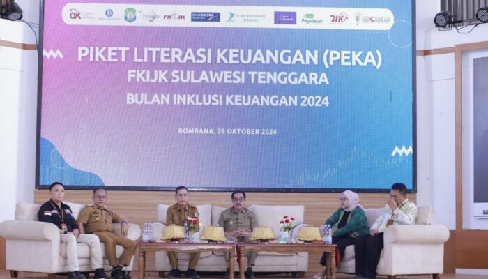 Bupati Bombana Buka Acara Piket Literasi Keuangan PEKA FKIJK di Bulan Inklusi Keuangan 2024