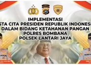Polsek Lantari Jaya Dukung Asta Cita Ketahanan Pangan Melalui Program Pertanian Lokal
