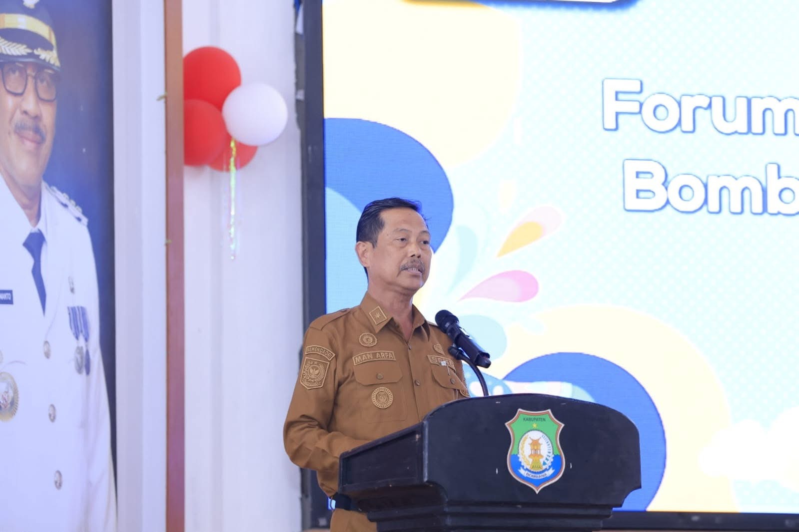 Sekretaris Daerah Kabupaten Bombana, Drs. Man Arfa, M.Si,