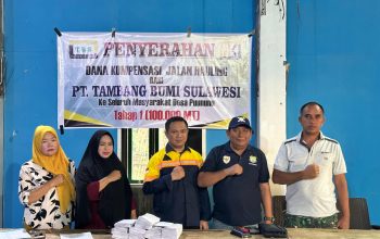 PT TBS, Satu-satunya Perusahaan di Kabaena yang Bayar Kompensasi Jalan Hauling