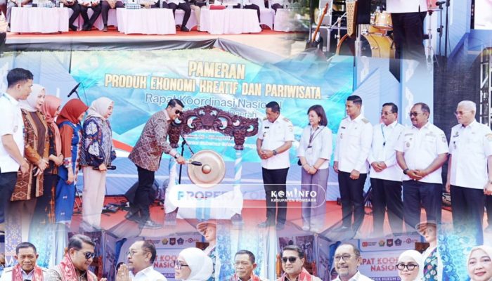 Kain Tenun dan Cita Rasa Lokal Bombana Curi Perhatian di Pameran Ekonomi Kreatif Sultra