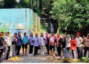 Air Terjun Sangkona Bersolek Menyambut Porprov 2026 Semangat Baru Pariwisata Bombana Bangkit dari Alam