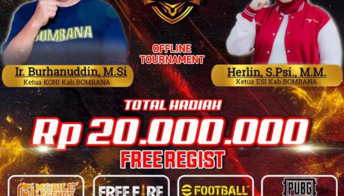 Turnamen E Sport ESI Cup III Bombana Digelar 27–28 Desember 2025