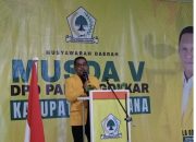 Heryanto Kembali Nahkodai Golkar Bombana, Aklamasi Jadi Simbol Soliditas dan Arah Baru Partai