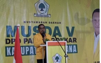 Heryanto Kembali Nahkodai Golkar Bombana, Aklamasi Jadi Simbol Soliditas dan Arah Baru Partai