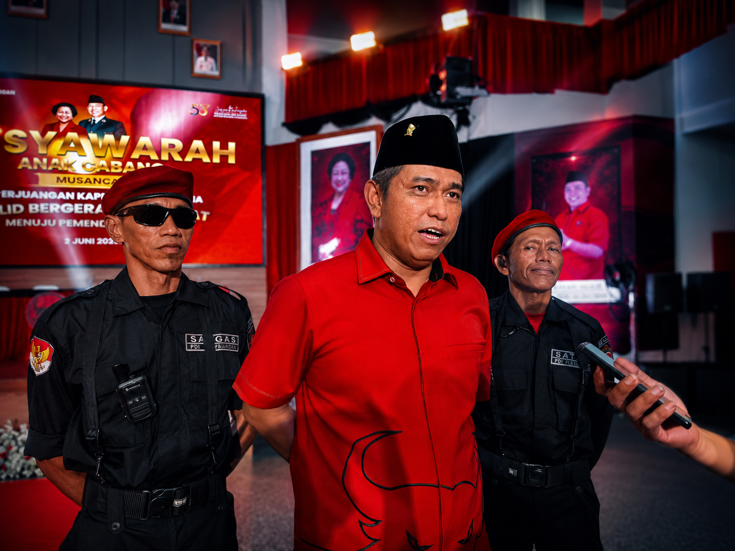 Ketua DPC PDI-P Kabupaten Bombana,Andi Muhammad Khaekal