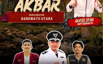 Kemah Akbar Rarowatu Utara Jadi Wadah Konsolidasi Pemuda dan Mahasiswa Sambut HUT ke-81 RI