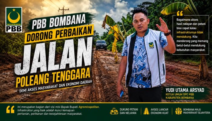 PBB Bombana Dorong Perbaikan Jalan Poleang Tenggara