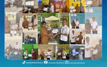 Setahun Berjalan, SPPG Rarowatu Utara Apresiasi Camat, Desa, Kelurahan, dan Sekolah Pendukung MBG